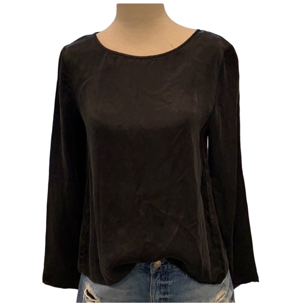 Aritzia Wilfred Open Back Blouse